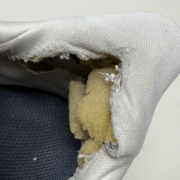 Hoka One One Clifton 8 Womens 8 W Wide White Blue Running Shoes Sneakers - Picture 11 of 16